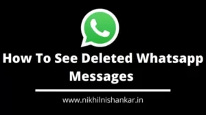 Deleted Whatsapp Messages