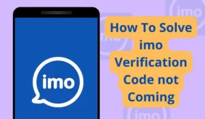 imo Verification Code not Coming