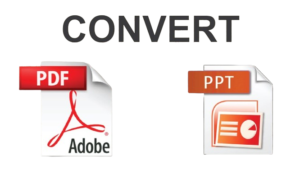 PDF To PPT Conversion
